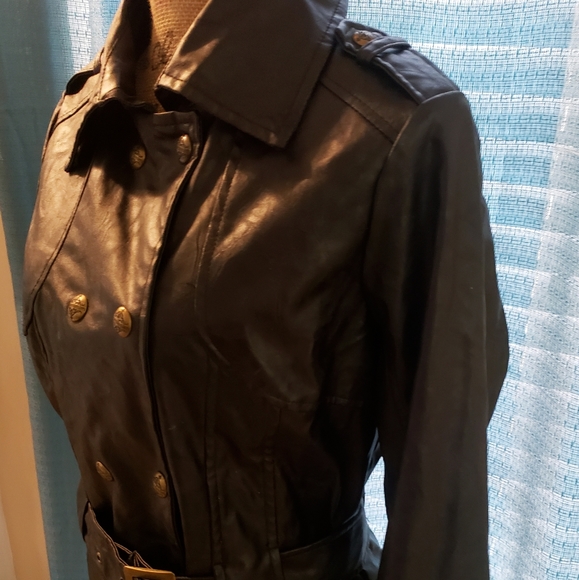 Paper Denim and Cloth Trendy Faux Leather Jacket - Picture 5 of 8